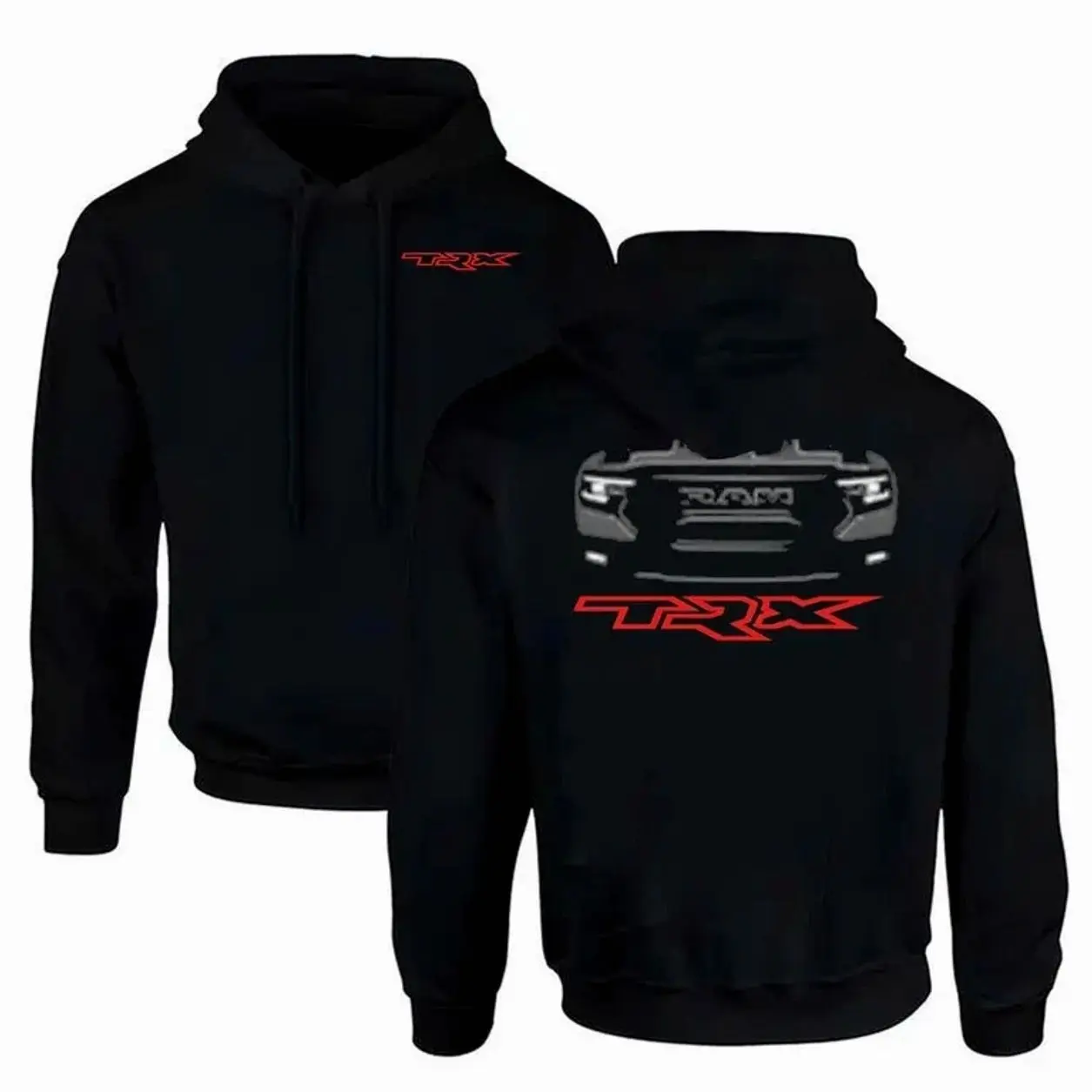 Ram TRX Muscle Pickup Truck Graphic T-Shirt Sweatshirt Hoodie 2 Sided, Car Enthusiast and Fans Gift