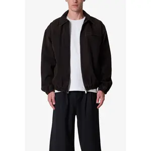 mnml Collared Cinch jacket - Washed Black