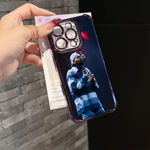 Phone case: C-Chris B-Brown American Rapper Phone Case Compatible with iPhone 17, 16, 15, 14, 13, 12, 11, Pro, Max, Air, Plus - Shockproof Transparent Soft Back Cover