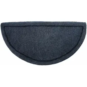100% Wool Hand-Tufted Grey Hearth Rug, Household Textile Carpet for Hearth Use, 100% Wool Hearth