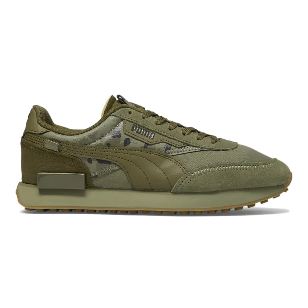 PUMA Mens Future Rider Camo Flagship Lace Up Sneakers Shoes Casual - Green