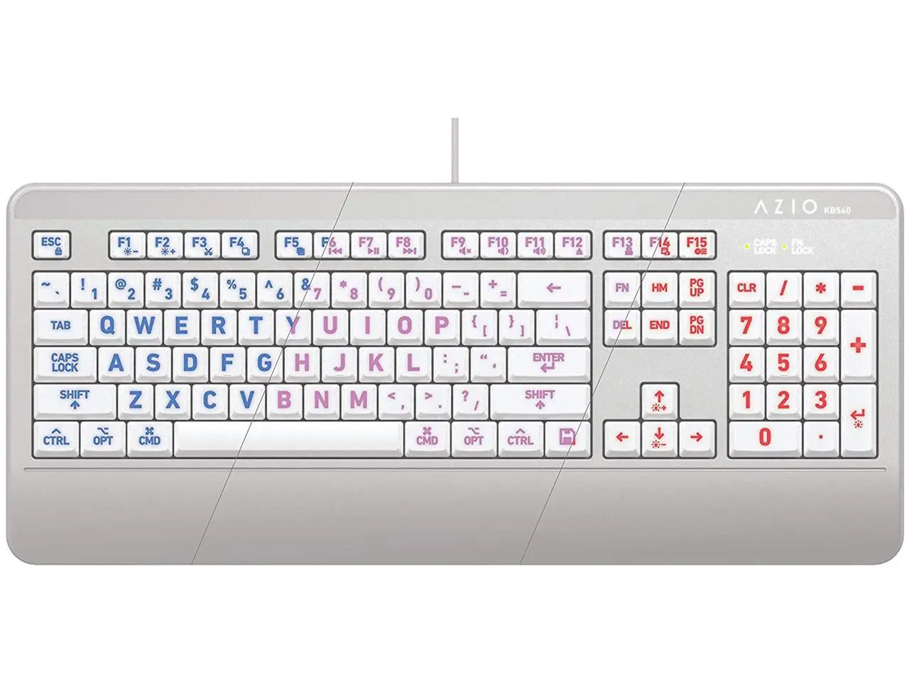 AzIO KB540 Antimicrobial Keyboard (Mac)