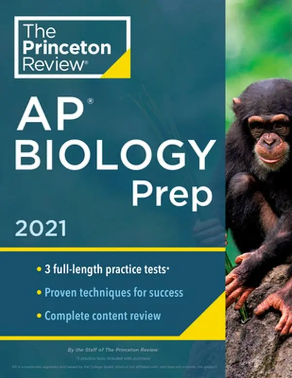 USED-Princeton Review AP Biology Prep, 2021: 3 Practice Tests + Complete Content Review + Strategies & Techniques by The Princeton Review (Paperback)