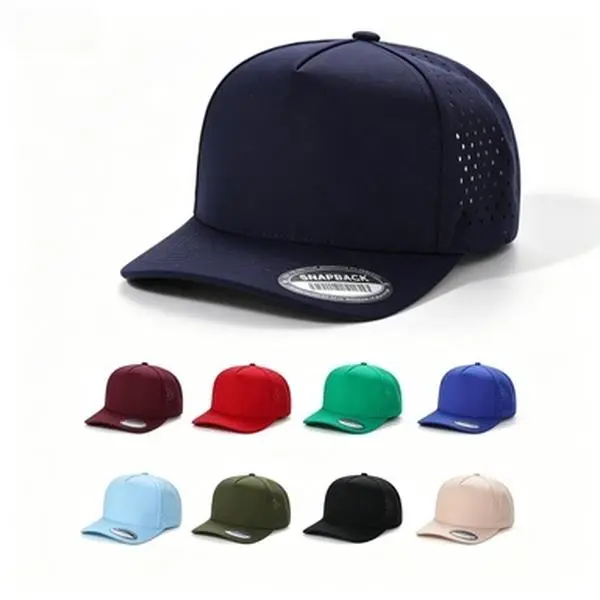 Breathable laser-cut perforated cap, adjustable solid color truck driver's cap for both men and women, multiple color options available, the best choice for gifting