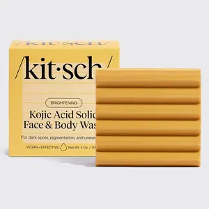 Brightening Kojic Acid Solid Face & Body Wash Soap