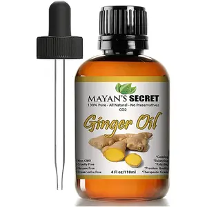 Ginger Root CO2 Essential Oil 100% Pure, Best Therapeutic Grade - 1 oz Body Care Aroma