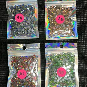 5MM AB Resin Rhinestones with Silver Backing