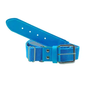 PEAR SOX Baseball Softball Elastic Belt, Youth and Adult Sizes (Neon Blue)
