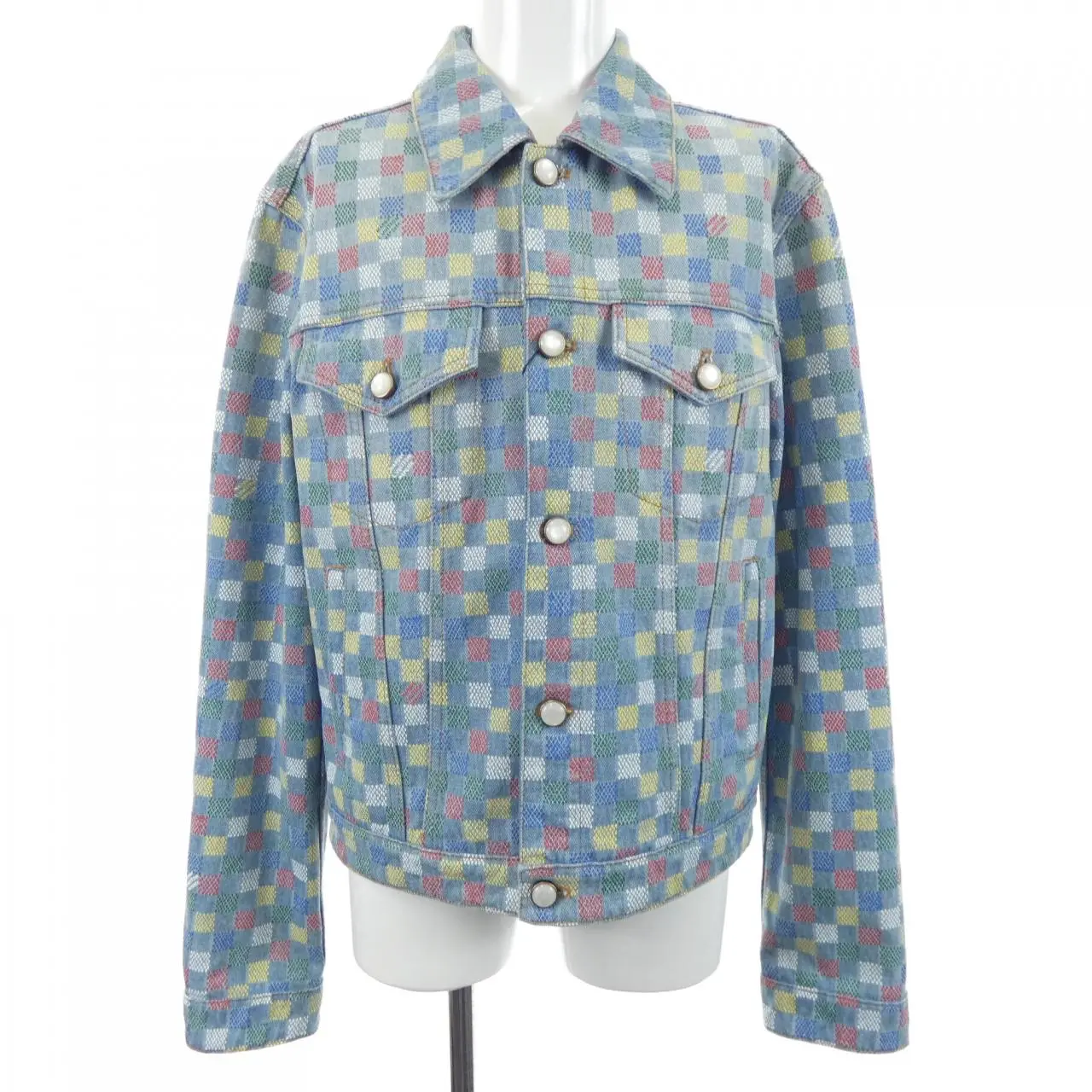 Pre-owned Louis Vuitton Denim Small Leather Goods Jacket