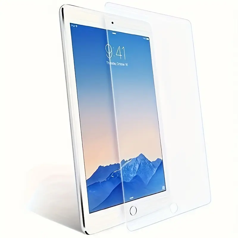 2-piece tempered glass screen protector, suitable for iPad 5/6 Air/Air2  9.7 inches , film protection, suitable for protective cover, Tablet Protector, IPad Tablet Accessories, Tablet Screen Protectors