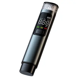 Portable Digital Alcohol Tester, High-End Metal Breathalyzer, Anti-Drun Driving Detector, Essential Safety Tool for Drivers