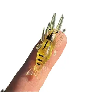 Ultra-Realistic Artificial Shrimp Lures (30/60pcs) - Soft Bait for Bass, Panfish, Trout | High Catch Rate, Easy to Use for All Anglers