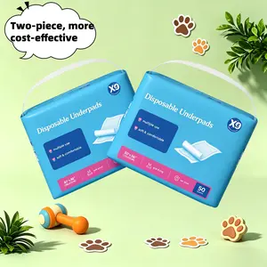 X9 Disposable Dog Underpads，two-piece with higher cost performance,Three sizes, Super Absorbent Puppy Pee Pads, Leak-Proof Multi-Purpose Pads for Dogs,Bed & Floor Protection，Incontinence care, postpartum care, pet cages, travel and home cleaning.