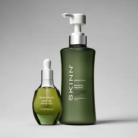 SKINN Cosmetics: Ayurvedic Cooling Bundle- Body Lotion + Ayurvedic Oil