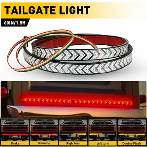 AUXITO 60" LED Strip Tailgate Light Bar Reverse Brake Signal For Chevy Ford Dodge Truck