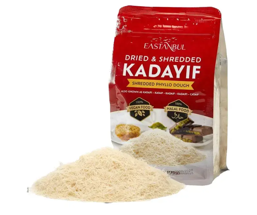 Eastanbul Dried & Chopped Kataifi Shredded Fillo Dough, Kurutulmus Kadayif Pastry Dough, Ingredient for The Viral Dubai Pistachio Chocolate Bar, Shredded Phyllo, Kunafa, Knafeh, Katifi, 170g (6oz)