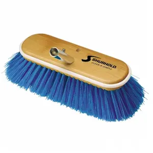 Shurhold  10 in. Extra-Soft Deck Brush - Blue Nylon Bristles