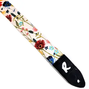 Floral Ukulele Strap -Handmade - Double Padded-Cool Ukulele Strap -