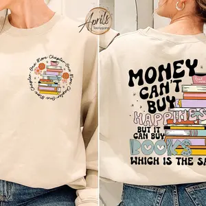 Book Lover Sweatshirt: Retro Bookworm Hoodie, One More Chapter, Funny Gift For Book Lover, Reading Shirt For Librarian