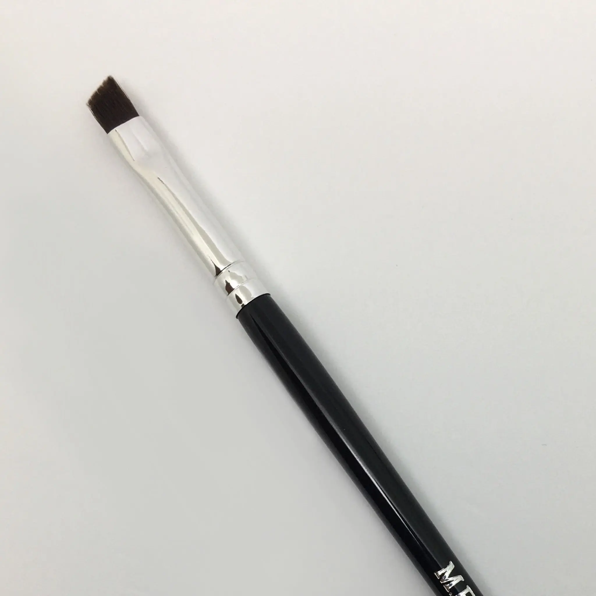 LITTLE LINES 2-in-1 Eyeliner & Brow Brush, Synthetic Bristles for Precise Makeup Application