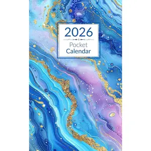 2026 pocket calendar: 12-Month Monthly Organizer from January 2026 to December 2026 Paperback – November 3, 2025