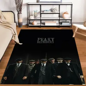 Peaky Blinders07 Anime Print Rug, suitable for home, living room, bedroom, or under office chairs; a perfect holiday gift for family and friends; a Christmas decorative rug.