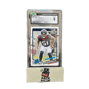 Donruss Will Anderson Jr. 2023 Graded Mint 9 Football Card Certified by Pack Pullin' Company