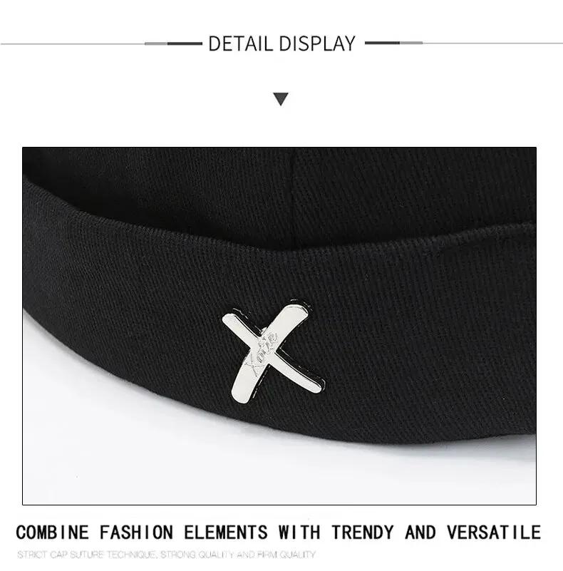 Spring New Hat, Korean Version Street Hat, Personality, Beanie, Round Hat, Sailor, Landlord Hat, Men's And Women's Niche