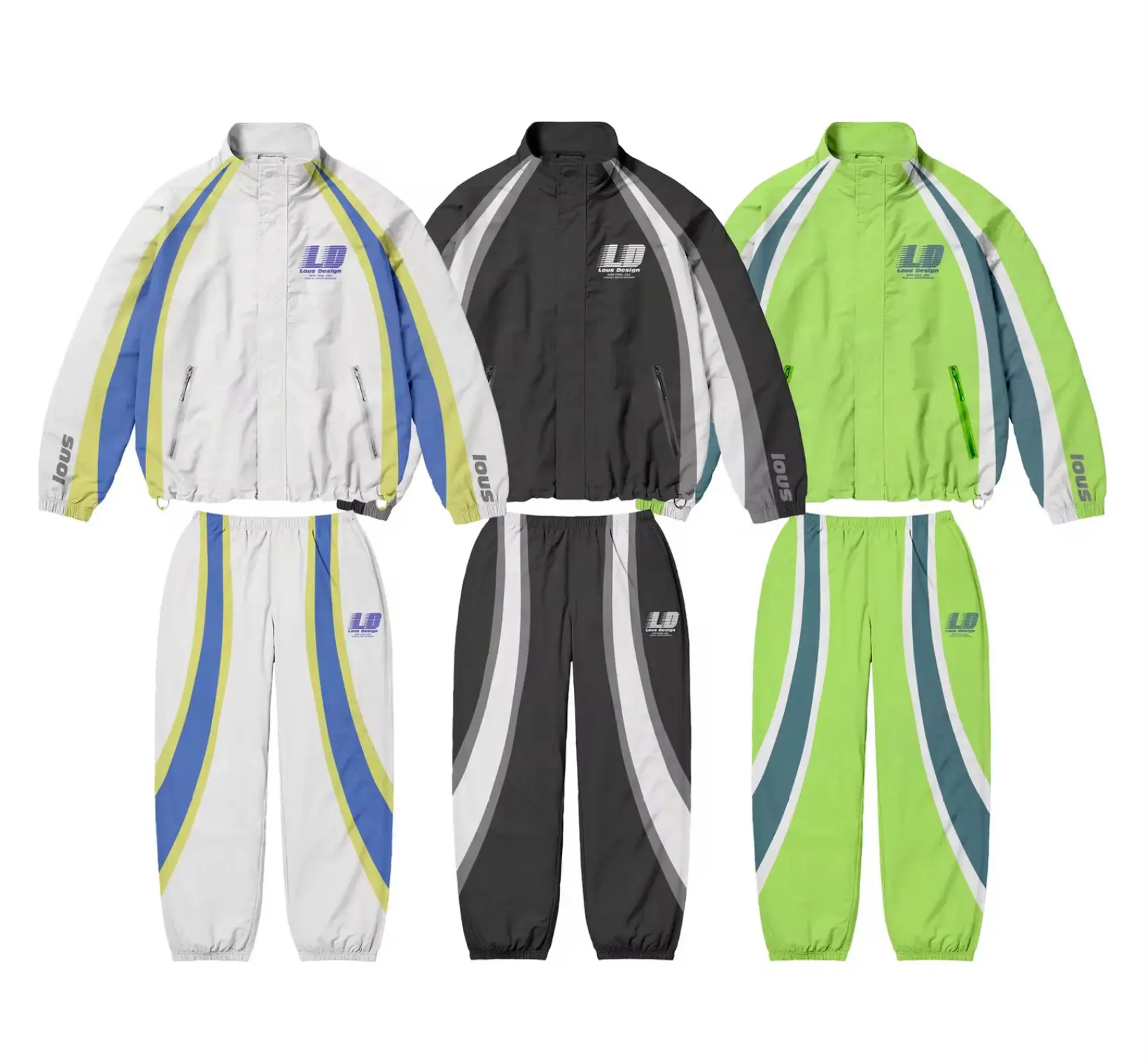 Custom Mesh Lining Sublimation Polyester Zip up Streetwear Outdoor Waterproof Wind Breaker Men's Sportswear in Plain Colors