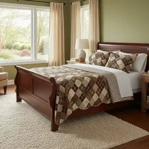 Glory Home Design Brown 100% Comforter Set - Soft & Stylish Bedding for Cozy Nights