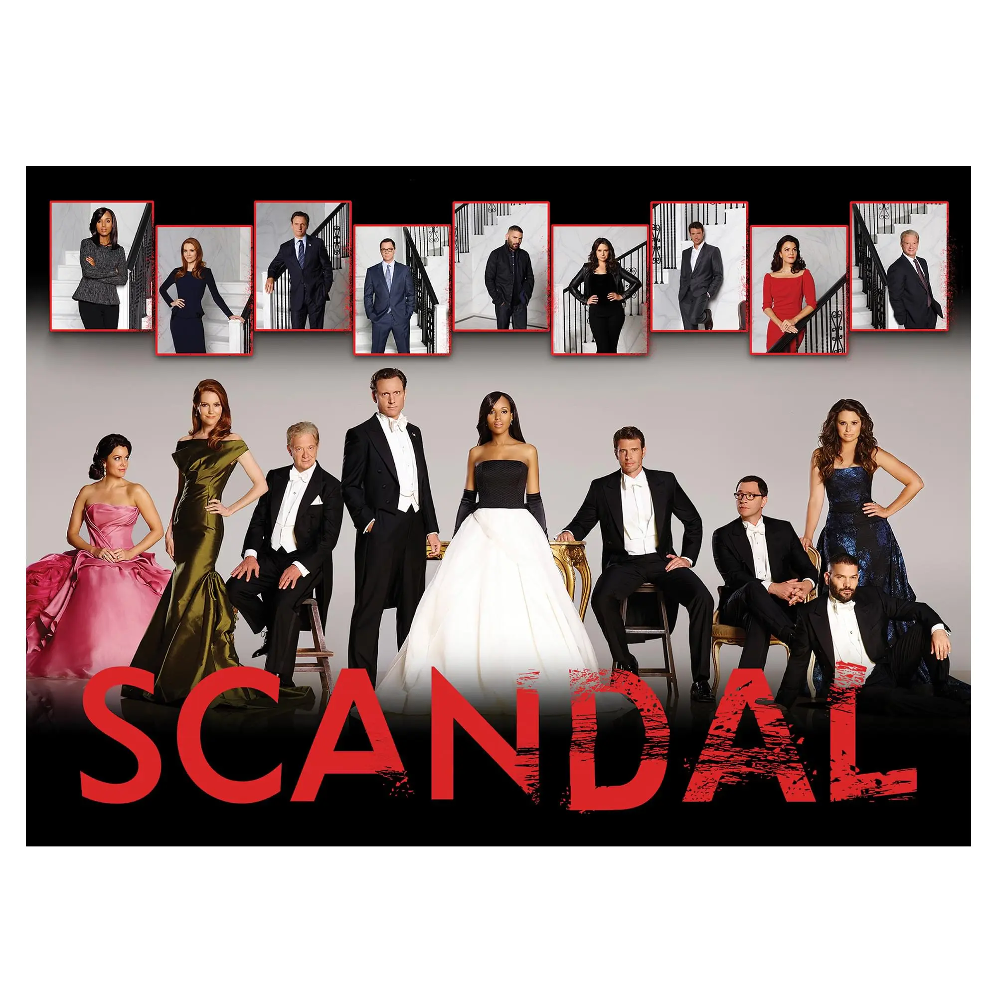 Scandal Cast Collage 1000 Piece Jigsaw Puzzle Scandal Cast Collage 1000 Piece Jigsaw Puzzle