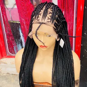 Unique Stylish Handmade Braided Cornrows, Full Lace Cornrows Wigs Normal Type Hair Attribute Product