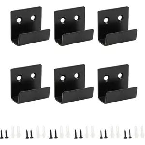 Wall Mounted Hook Fastener Tile Bracket for Ceramic Tile Display Large - 6pcs