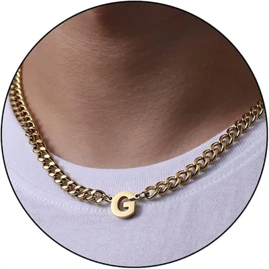 G letter necklace (gold)