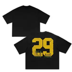 12oz Max Heavyweight Oversized Short Sleeve, 100% Cotton Cropped Tee, Casual Crewneck Tshirt, Mens Graphic Tees, MeJend Boxy tee