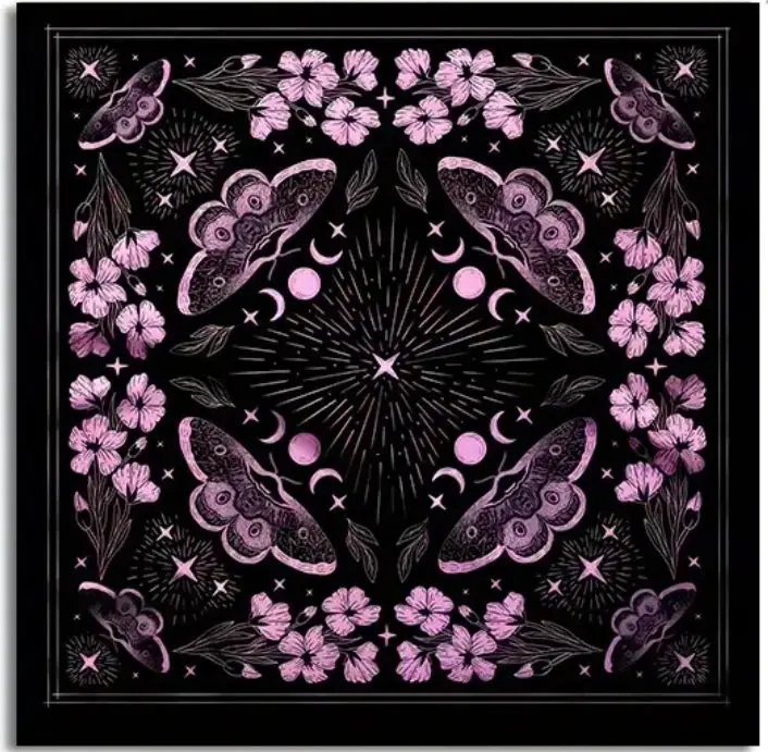 Altar Cloths Assorted Designs with Butterfly and Floral Motifs Elevate Your Altar Setup with Elegant and Spiritual Energy - Decor