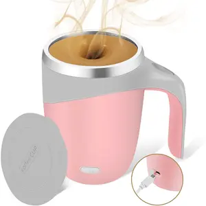 Self Stirring Mug,Rechargeable automatic  Self stirring coffee mug,Rotating  Office Travel Mixing Cup,To Stir Coffee, , Milk, Protein,Cocoa Etc,  For Office, School, Gym...