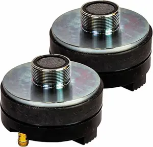 5 Core Compression Driver 2Pc 1″ PA Horn Tweeter Pro Audio 1000W 1.34″ Voice Coil 13 OZ Magnet 8Ohm