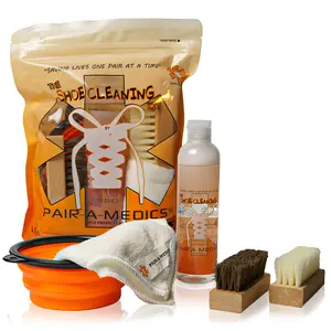 The Shoe Cleaning Kit by Pairamedics Shoe Products Co white cleaner scuff remover