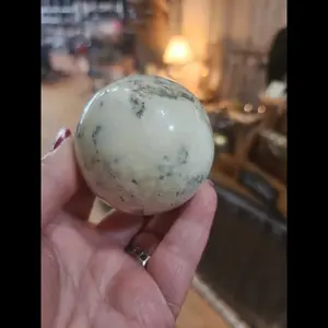⚪🌿 Dendritic Opal Spheres – Growth, Wisdom and Natural Harmony! 🌿⚪