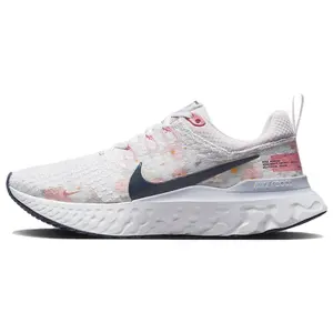 Nike React Infinity Run Flyknit 3 Premium Cushioning Low-Top Casual Running Shoes for Women in White