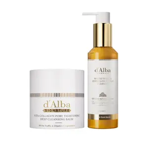 [OFFICIAL d'Alba] Ultimate Cleansing Duo - Vita Collagen Pore Tightening Deep Cleansing Balm +  White truffle Return Oil Cream Cleanser