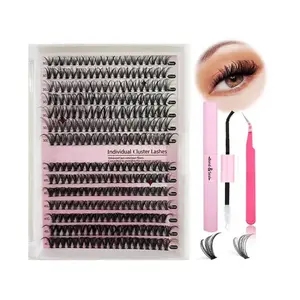 Individual Cluster Extension for Flawless Eyelashes - Makeup Lash Extension
