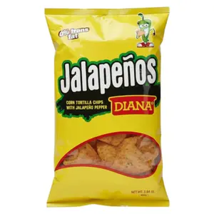 Diana Jalapeños - Spicy and Crunchy Corn Tortilla Chips with Jalapeño Pepper