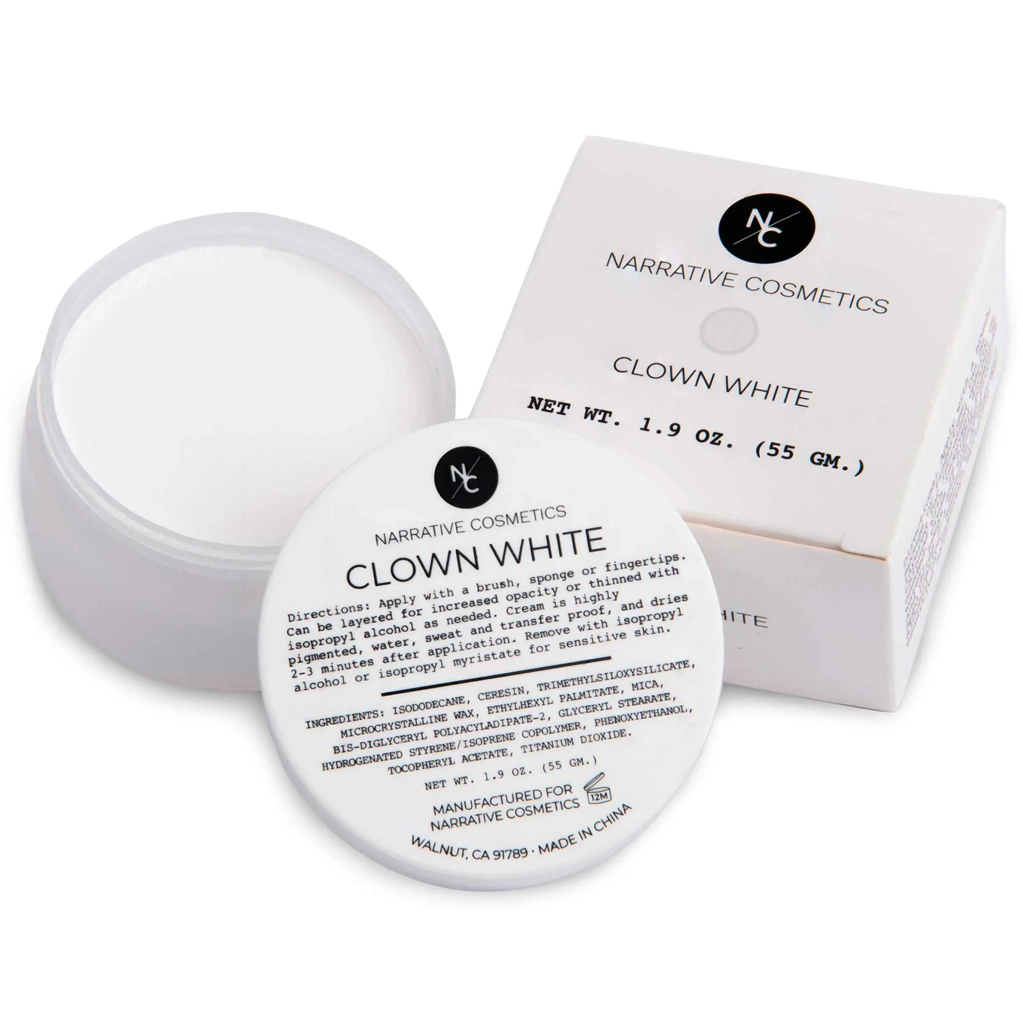 Quick Drying Clown White Cream Makeup Quick Drying Clown White Cream Makeup