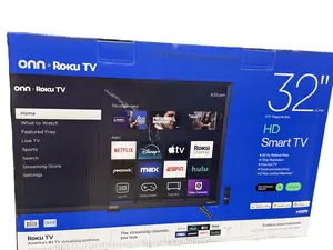 Onn 32" Class 720p HD Roku Smart Television Model 100012589 with Clear Visuals and Smart Features for Home Entertainment