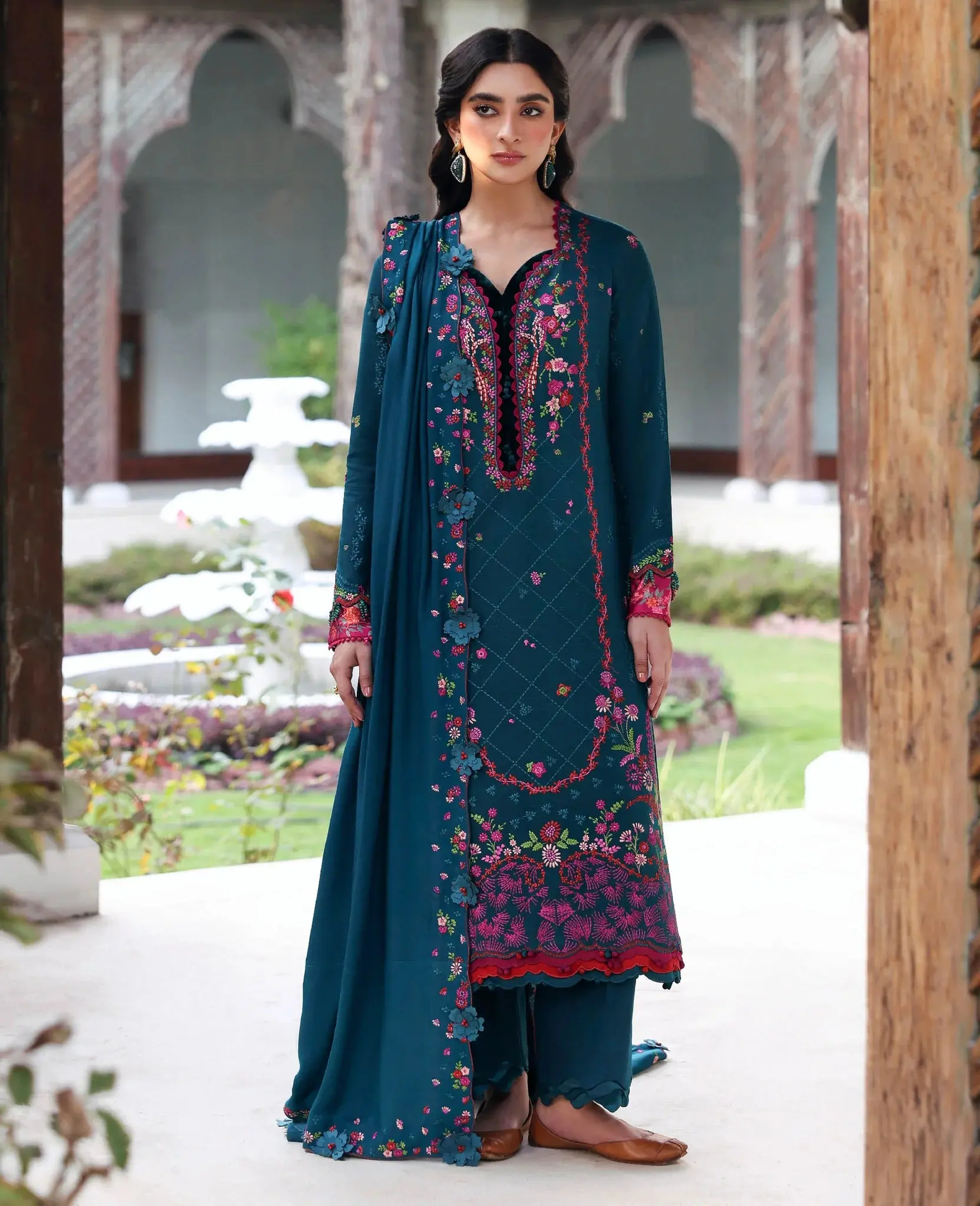 Republic -D9 Evania Three Piece Khaddar