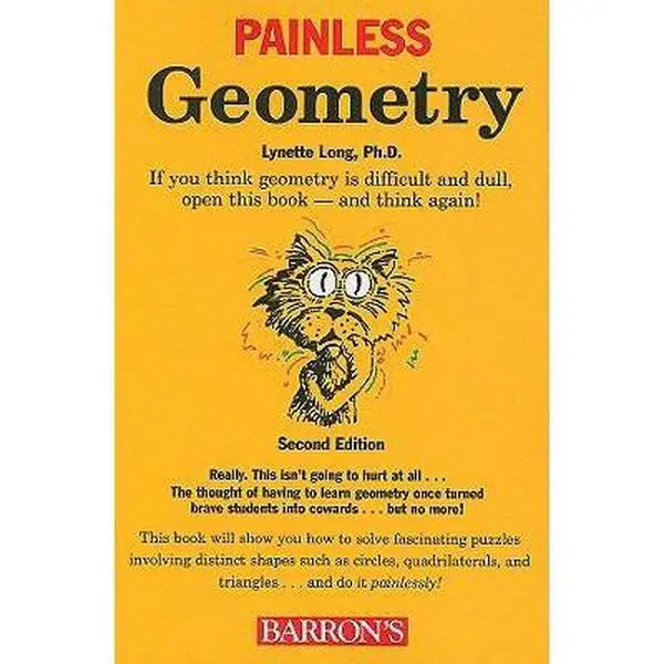 USED Book - Painless Geometry (Barron's Painless) by Lynette Long Ph.D. (Paperback) - english