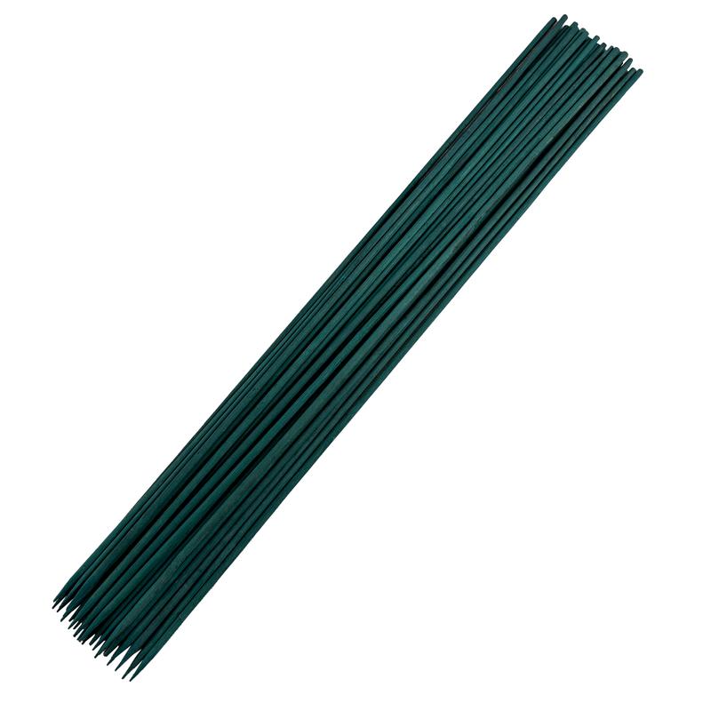 200PCS Green Bamboo Stakes – Eco Plant Support for Flowers & Climbing Plants