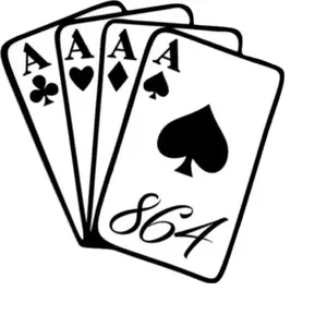 Ace Card Area Code Decal - Custom Design for your area (COMMENT AREA CODE AT CHECKOUT)